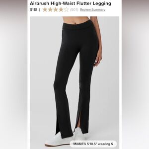 Alo yoga airbrush high waist flutter leggings